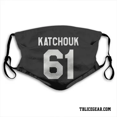 Black Tampa Bay Lightning Boris Katchouk   Face Mask