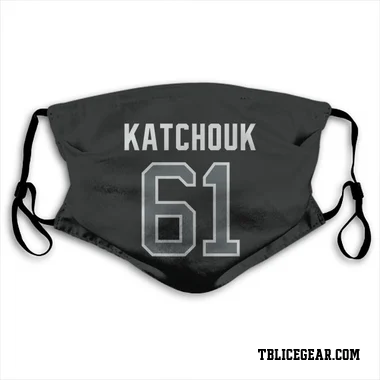 Black Tampa Bay Lightning Boris Katchouk   Gray Face Mask