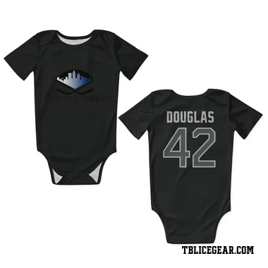 Black Tampa Bay Lightning Curtis Douglas   Gray Newborn & Infant Bodysuit