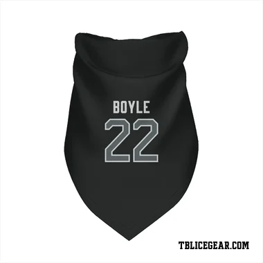 Black Tampa Bay Lightning Dan Boyle   Gray Dog & Cat Pet Bandana