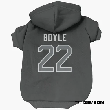 Black Tampa Bay Lightning Dan Boyle   Gray Dog & Cat Pet Hoodie