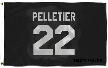 Black Tampa Bay Lightning Jakob Pelletier   Flag (3 X 5)