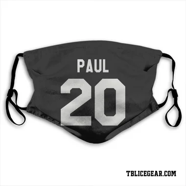 Black Tampa Bay Lightning Nick Paul   Face Mask