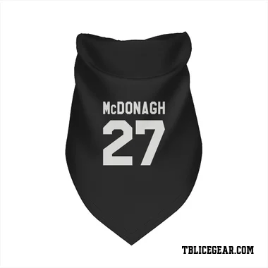 Black Tampa Bay Lightning Ryan McDonagh   Dog & Cat Pet Bandana