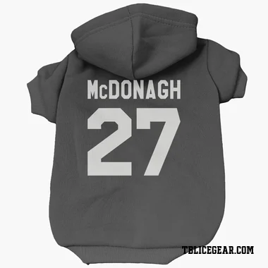 Black Tampa Bay Lightning Ryan McDonagh   Dog & Cat Pet Hoodie