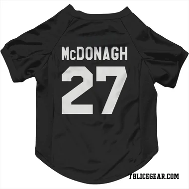 Black Tampa Bay Lightning Ryan McDonagh   Dog & Cat Pet Jersey