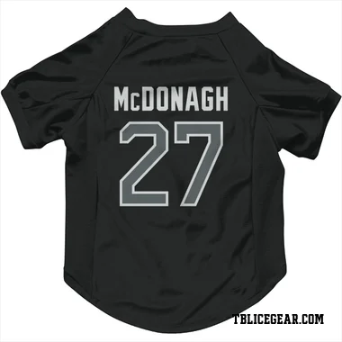 Black Tampa Bay Lightning Ryan McDonagh   Gray Dog & Cat Pet Jersey