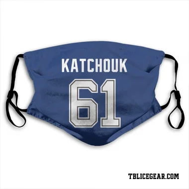 Blue Tampa Bay Lightning Boris Katchouk   Face Mask