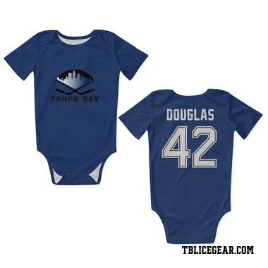Blue Tampa Bay Lightning Curtis Douglas   Newborn & Infant Bodysuit