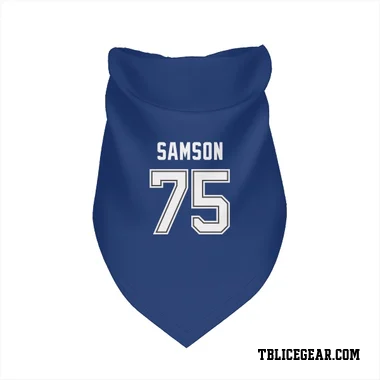 Blue Tampa Bay Lightning Ethan Samson   Dog & Cat Pet Bandana