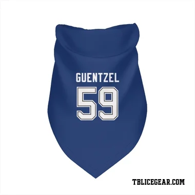 Blue Tampa Bay Lightning Jake Guentzel   Dog & Cat Pet Bandana