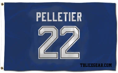 Blue Tampa Bay Lightning Jakob Pelletier   Flag (3 X 5)