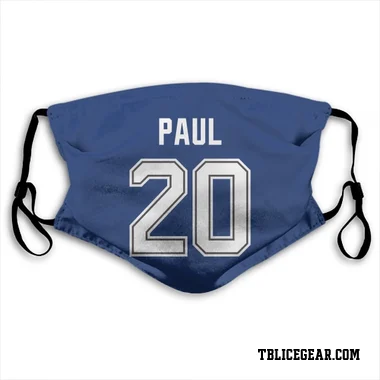 Blue Tampa Bay Lightning Nick Paul   Face Mask