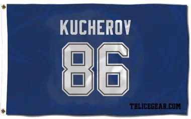 Blue Tampa Bay Lightning Nikita Kucherov   Flag (3 X 5)