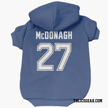 Blue Tampa Bay Lightning Ryan McDonagh   Dog & Cat Pet Hoodie