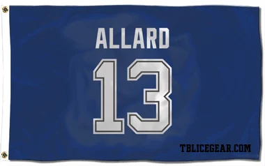 Blue Tampa Bay Lightning Tristan Allard   Flag (3 X 5)
