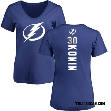 Blue Women's Kyle Konin Tampa Bay Lightning Backer T-Shirt -