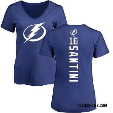 Blue Women's Steven Santini Tampa Bay Lightning Backer T-Shirt -