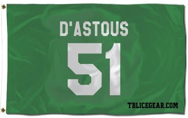 Green Tampa Bay Lightning Charles-Edouard D'Astous   Flag (3 X 5)