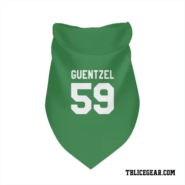Green Tampa Bay Lightning Jake Guentzel   Dog & Cat Pet Bandana