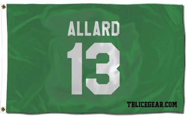 Green Tampa Bay Lightning Tristan Allard   Flag (3 X 5)