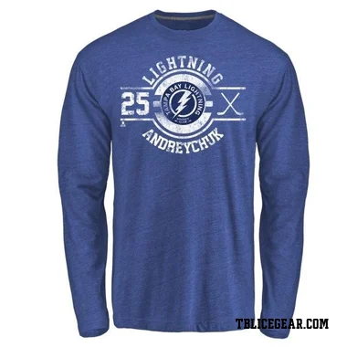Royal Men's Dave Andreychuk Tampa Bay Lightning Insignia Long Sleeve T-Shirt -