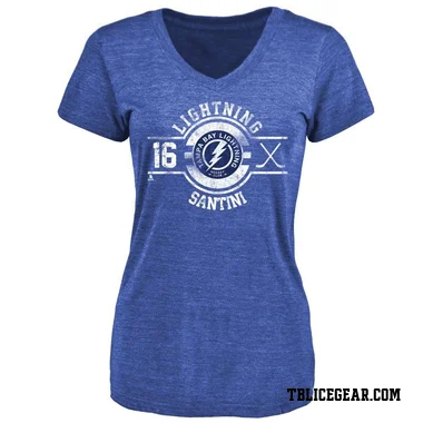 Royal Women's Steven Santini Tampa Bay Lightning Insignia T-Shirt -