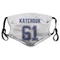 White Tampa Bay Lightning Boris Katchouk   Face Mask