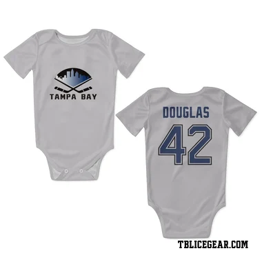 White Tampa Bay Lightning Curtis Douglas   Newborn & Infant Bodysuit