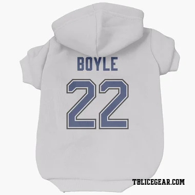 White Tampa Bay Lightning Dan Boyle   Dog & Cat Pet Hoodie