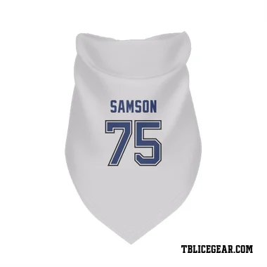 White Tampa Bay Lightning Ethan Samson   Dog & Cat Pet Bandana