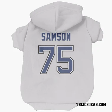 White Tampa Bay Lightning Ethan Samson   Dog & Cat Pet Hoodie