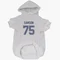 White Tampa Bay Lightning Ethan Samson   Dog & Cat Pet Hoodie