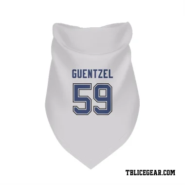 White Tampa Bay Lightning Jake Guentzel   Dog & Cat Pet Bandana