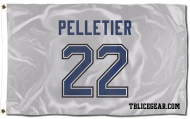 White Tampa Bay Lightning Jakob Pelletier   Flag (3 X 5)