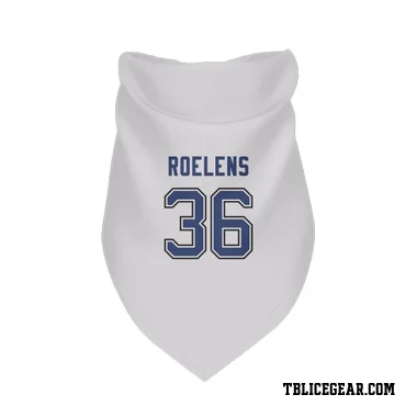 White Tampa Bay Lightning Milo Roelens   Dog & Cat Pet Bandana