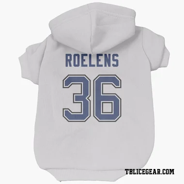 White Tampa Bay Lightning Milo Roelens   Dog & Cat Pet Hoodie
