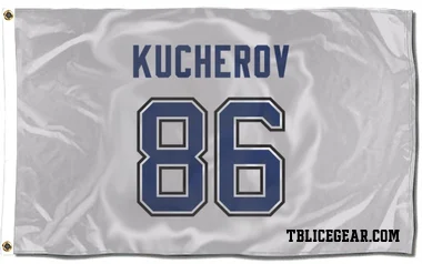 White Tampa Bay Lightning Nikita Kucherov   Flag (3 X 5)