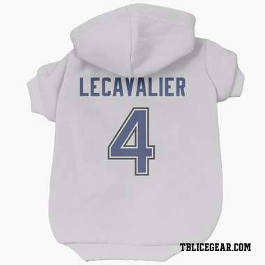White Tampa Bay Lightning Vincent Lecavalier   Dog & Cat Pet Hoodie