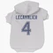 White Tampa Bay Lightning Vincent Lecavalier   Dog & Cat Pet Hoodie